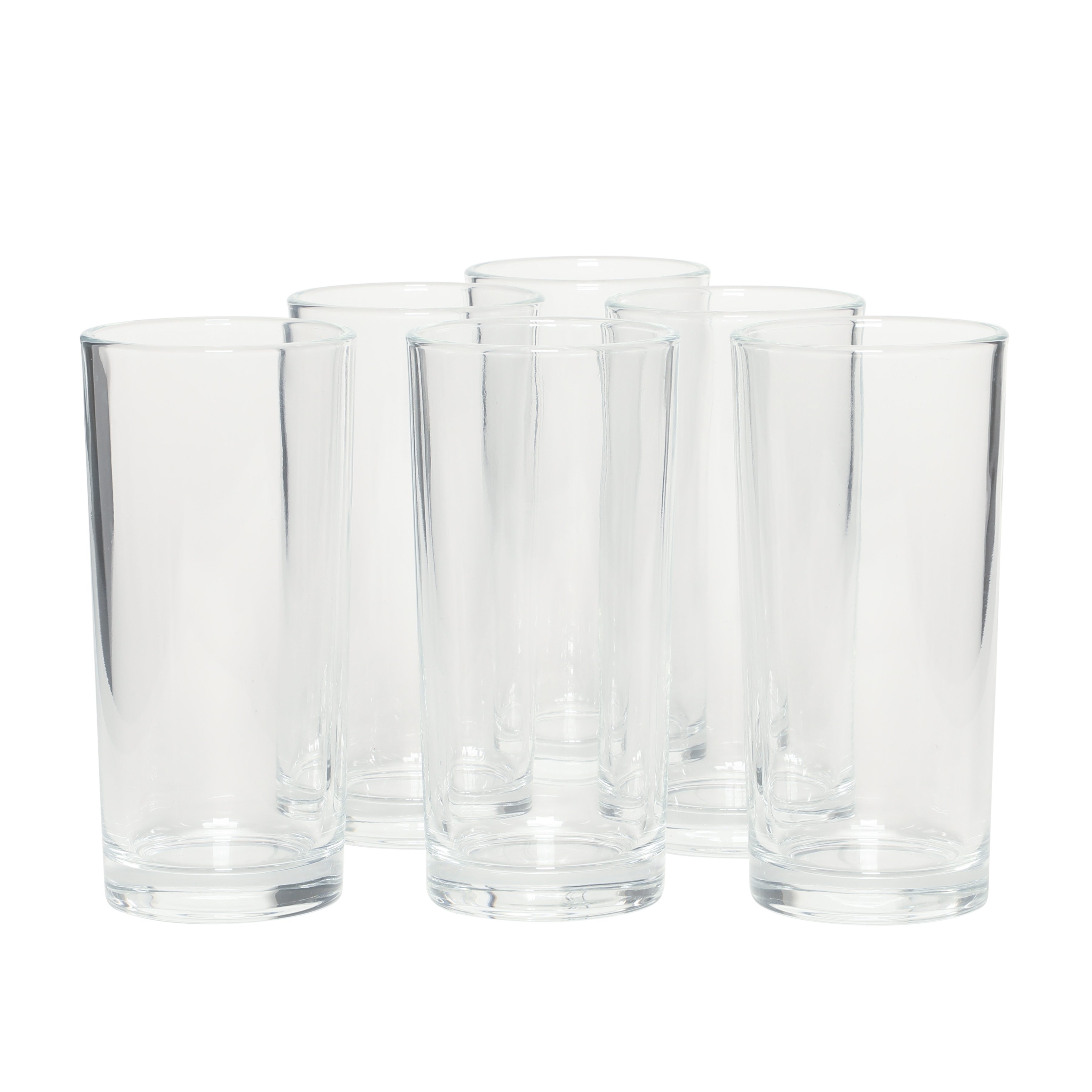 Gibson Home Boozy Brunch 7 Piece Glass Pitcher & Tumbler Set – 1.5L Pitcher with Six 13–14oz Tumblers, Everyday Beverage & Entertaining Drinkware Set, Dishwasher Safe