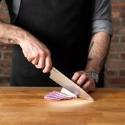 Babish High-Carbon 1.4116 German Steel Cutlery, 7.5 Clef (Cleaver + Chef)  Kn
