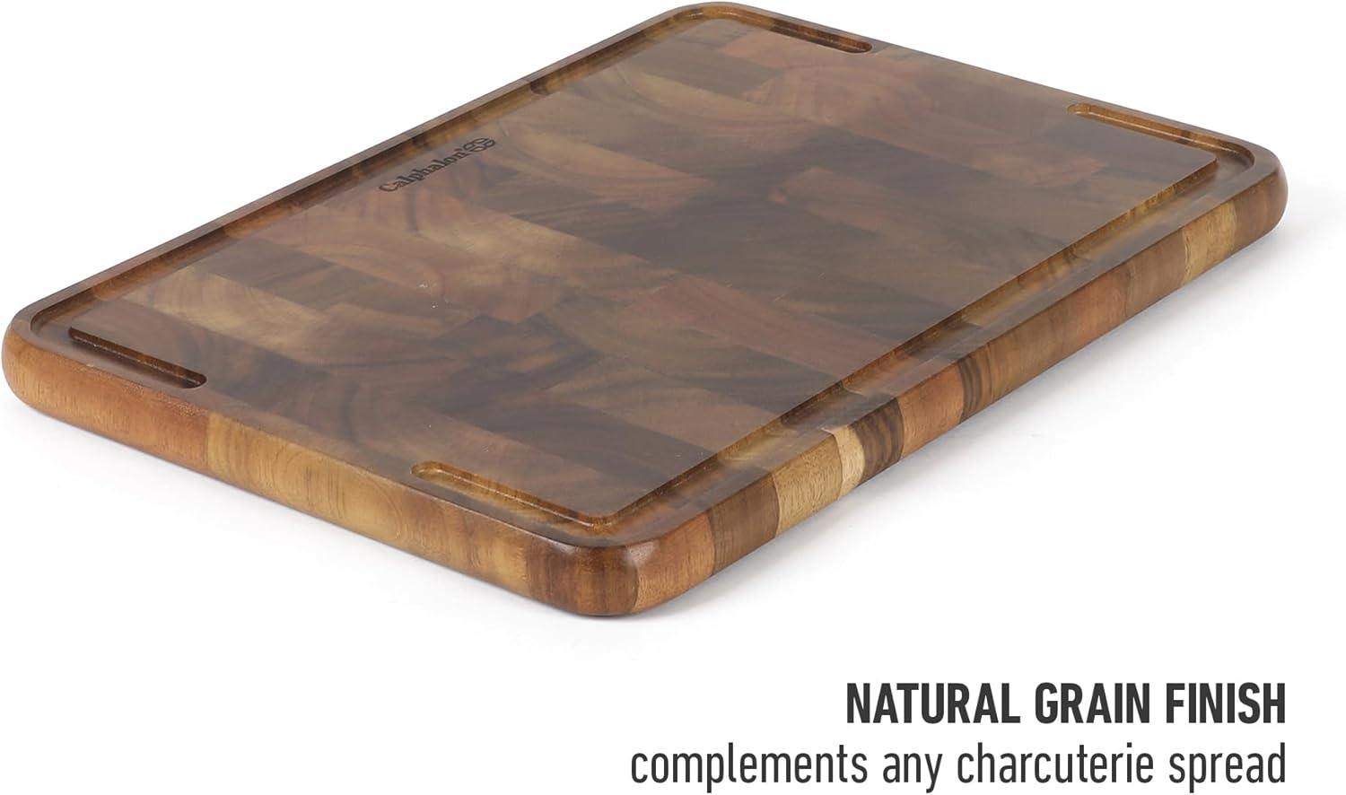 Calphalon Edge Guard End Grain Acacia Wood Cutting Board