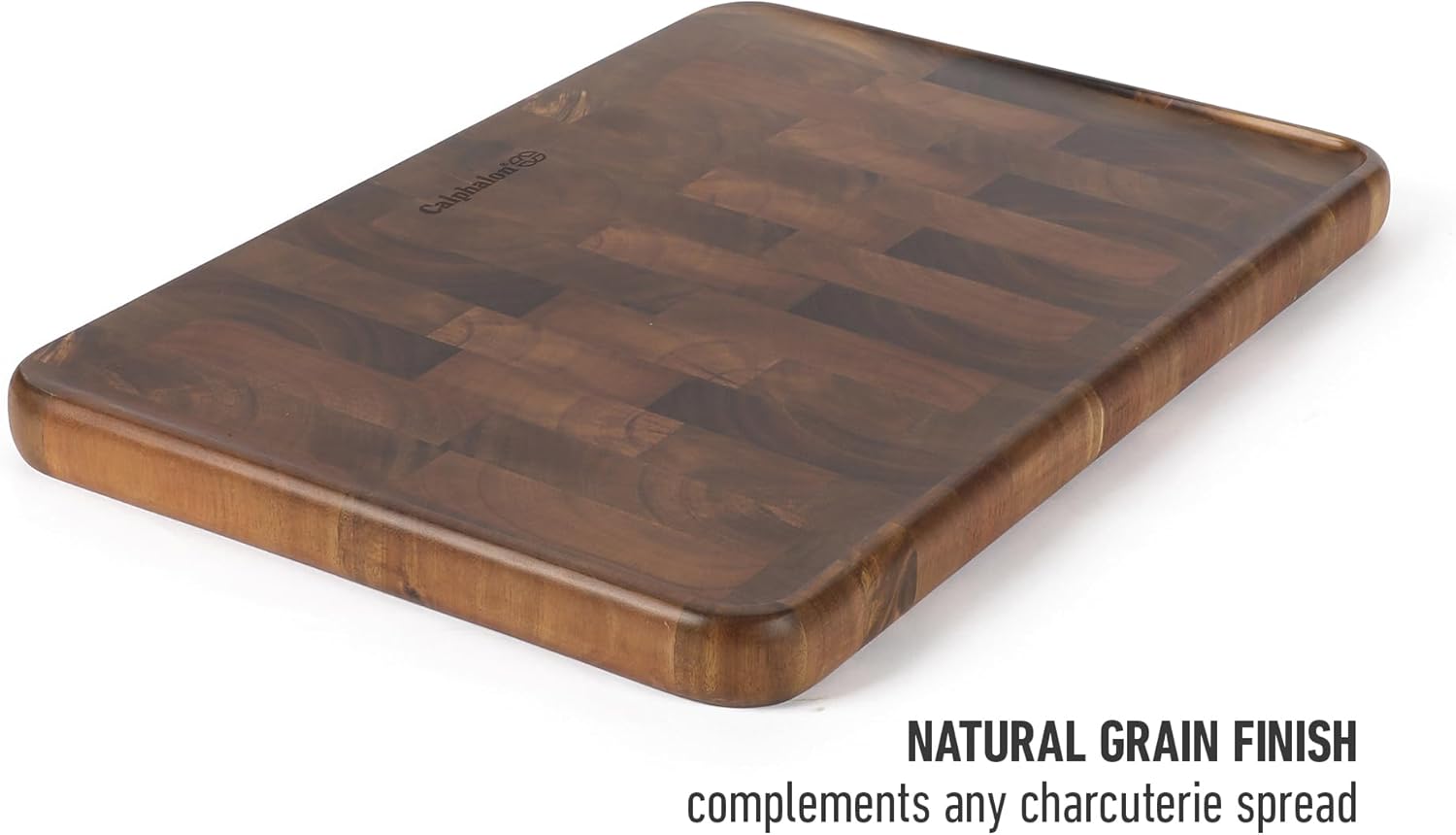 Calphalon Edge Guard End Grain Acacia Wood Cutting Board