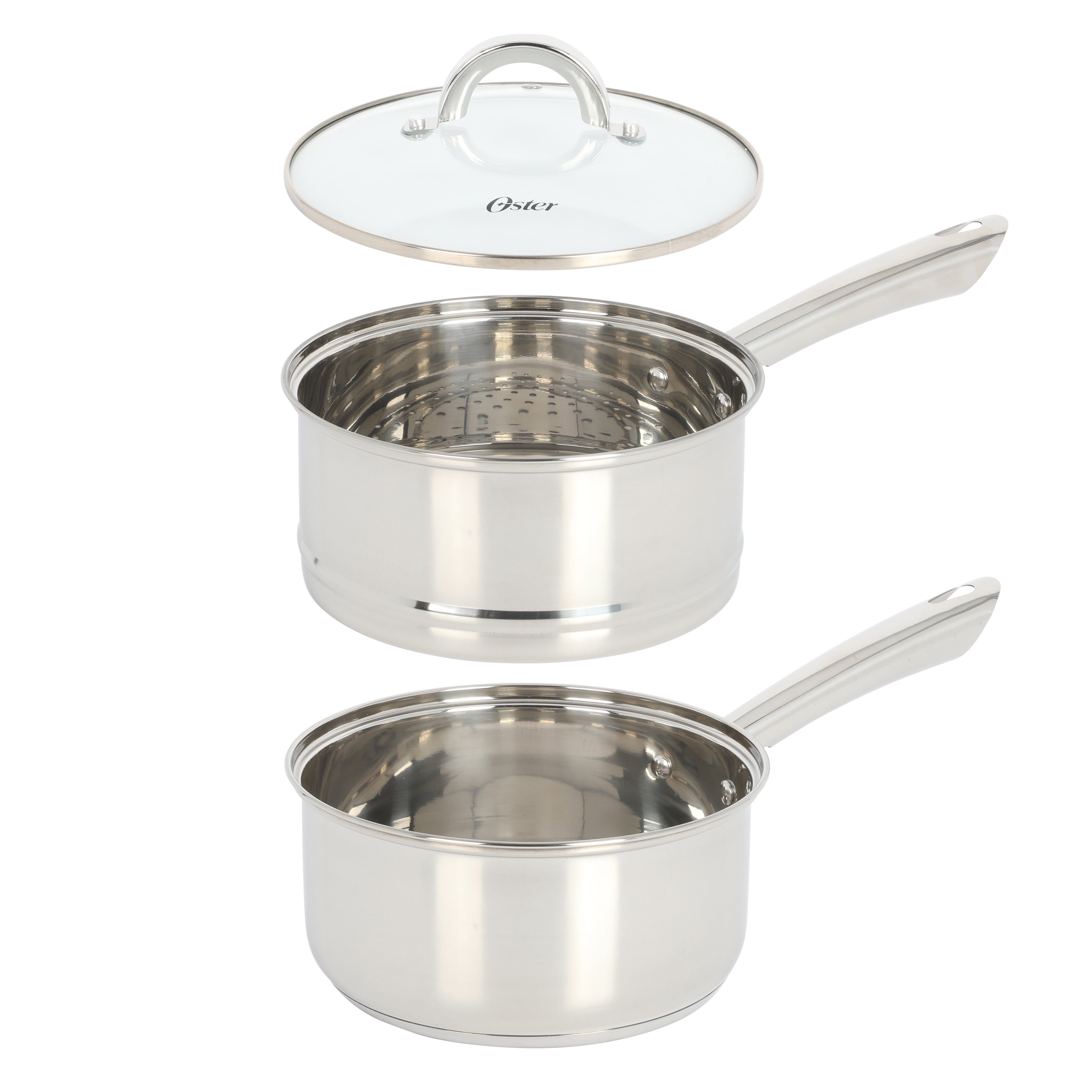 Bloomhouse 12-Piece Tri-Ply Stainless Steel Cookware Set