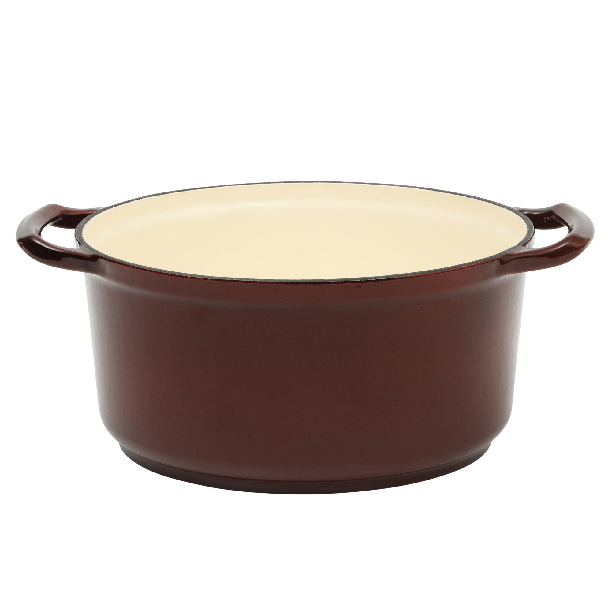 Kenmore Oak Park Cast Iron Dutch Oven Casserole With Lid With Metallic Enamel - Gunmetal Grey