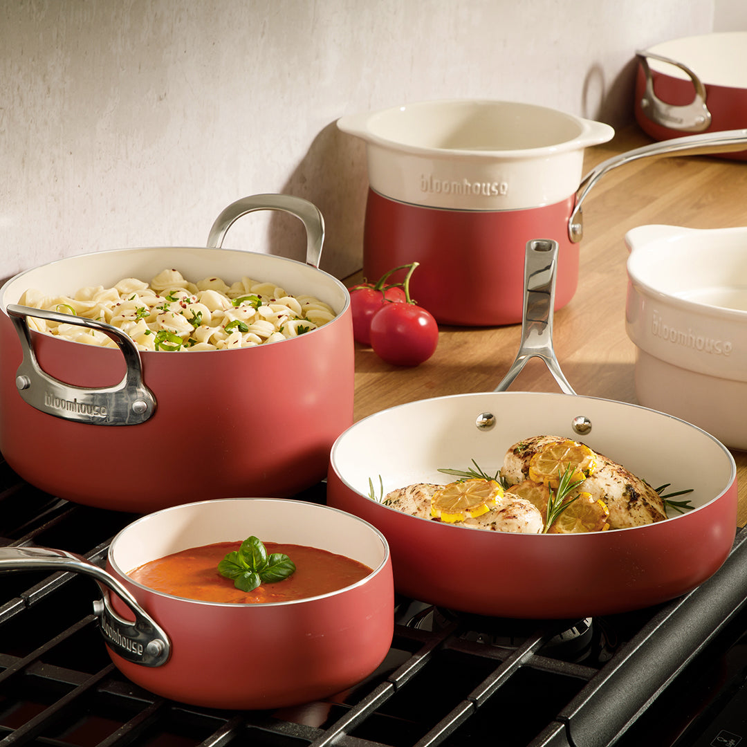 4 Colors Enamel Pot Cast Iron Saucepan Pots for Kitchen Cooking Pots Set  Kitchenware Non-stick