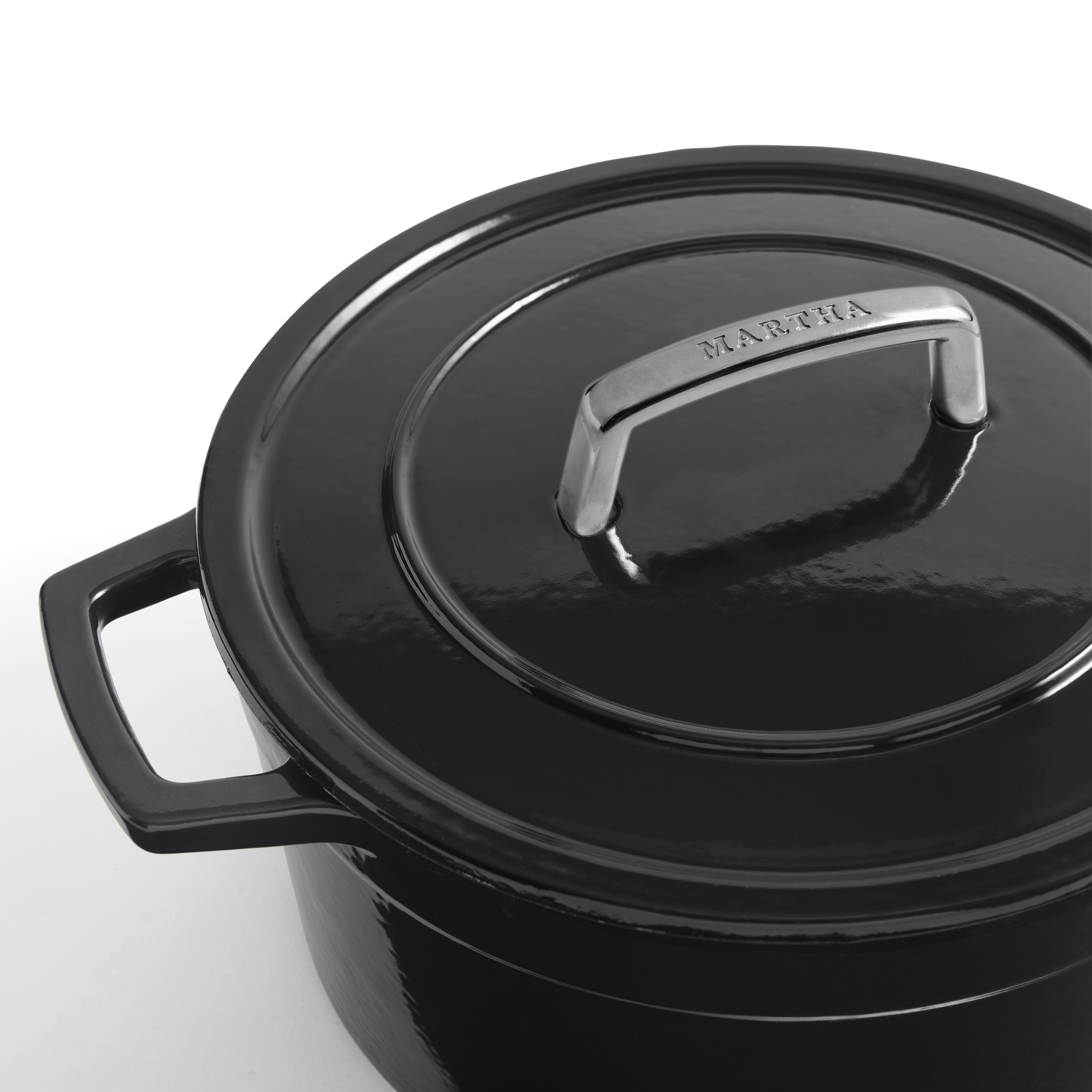 Martha Stewart Enameled Cast Iron Dutch Oven - Thumbnail 5