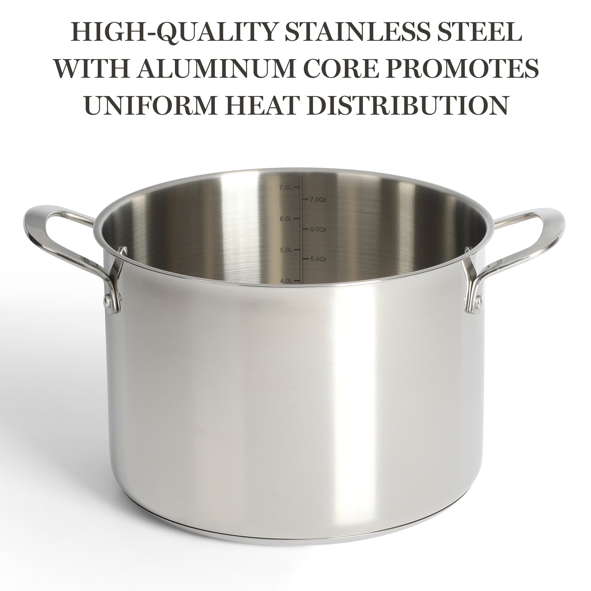 Martha Stewart Castelle 10-Piece Stainless Steel Cookware Set
