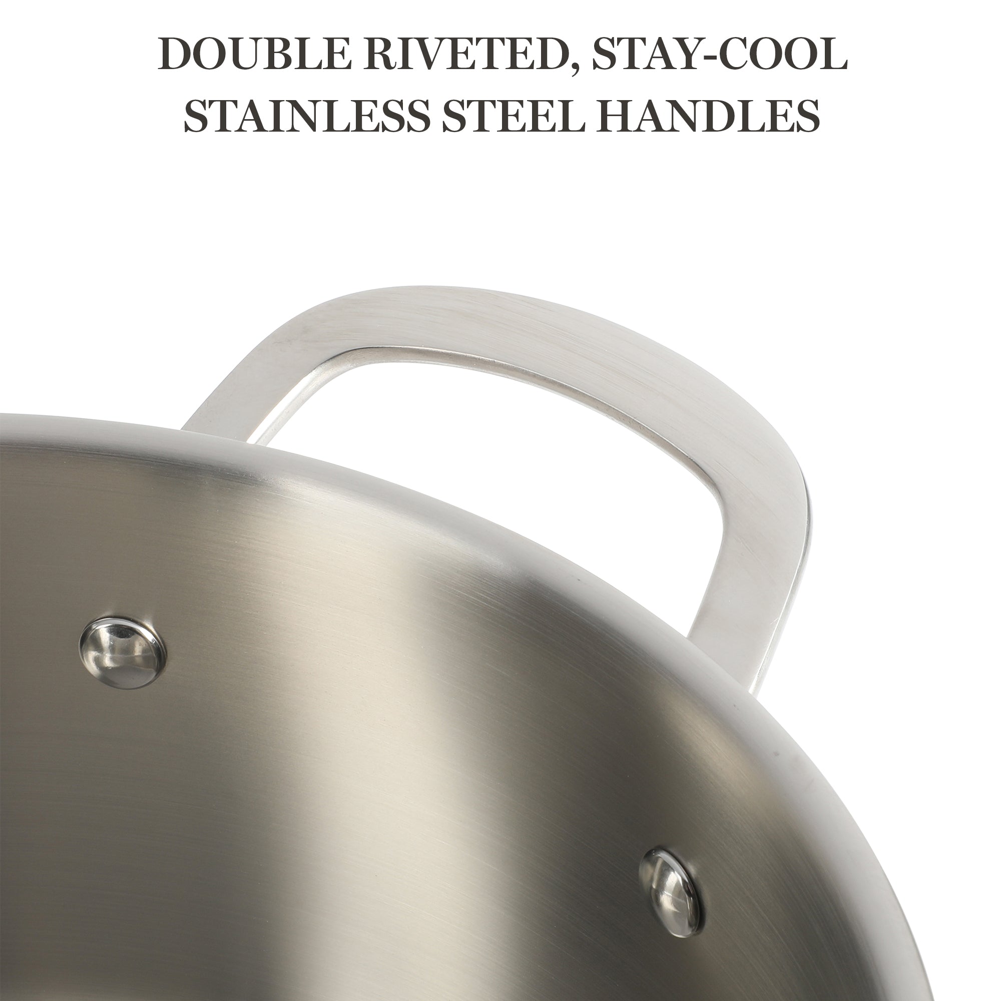 Martha Stewart Castelle 5-Quart Stainless Steel Dutch Oven