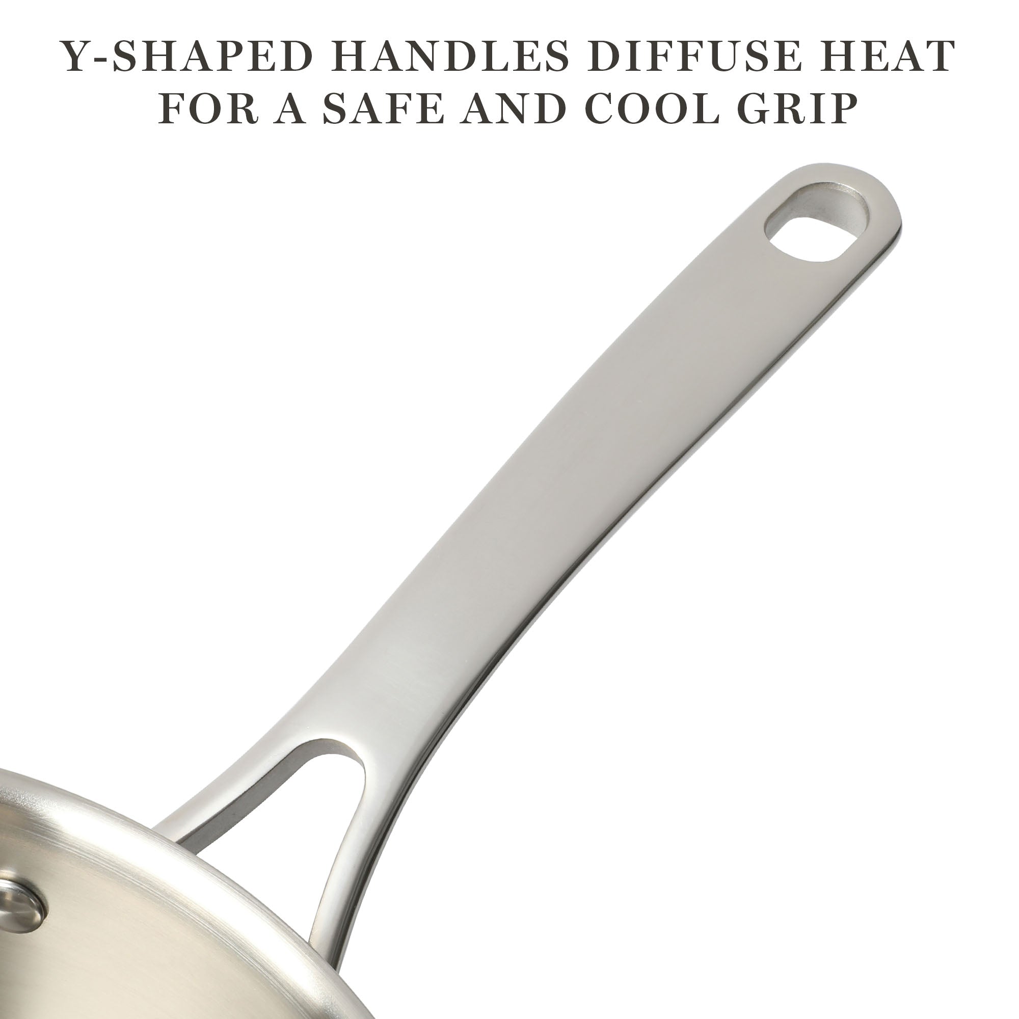 Martha Stewart Castelle 3.5-Quart Stainless Steel Sauce Pan