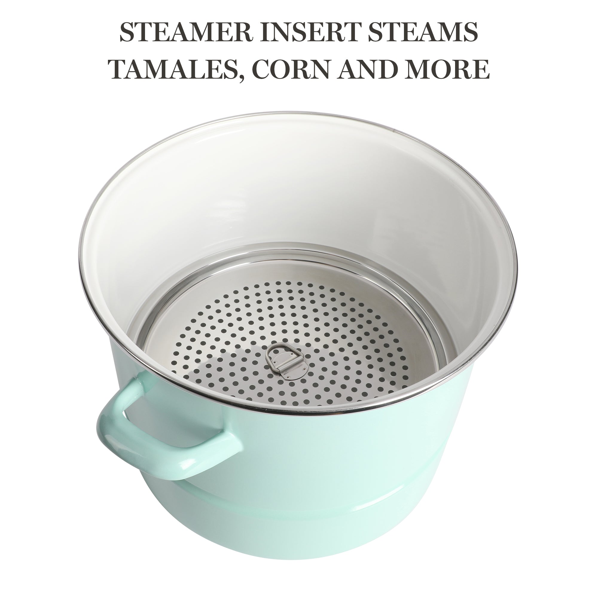 Steamer insert 22 cm Glamour Stone Stainless Steel - Glamour Stone -  Cookware