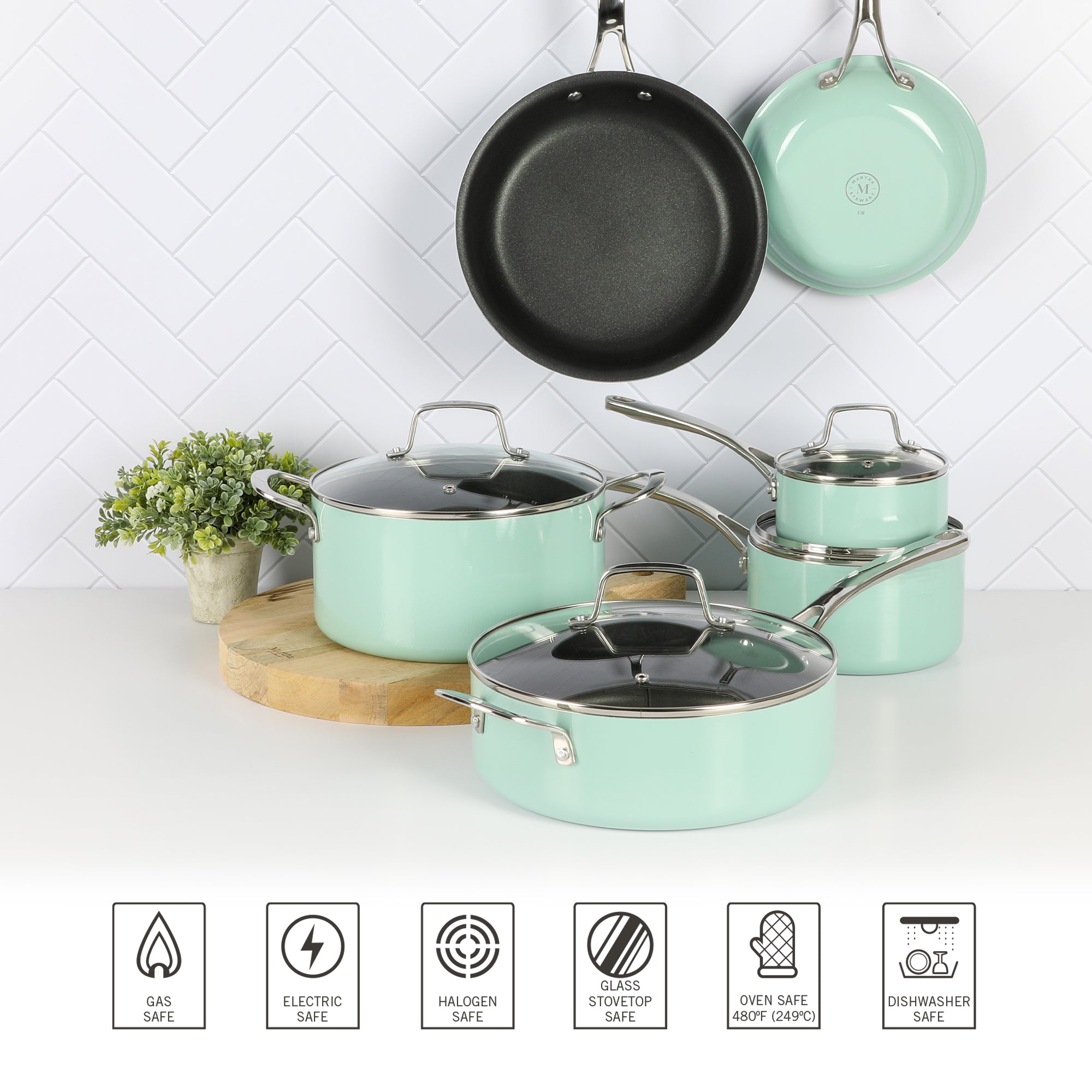 4 Colors Enamel Pot Cast Iron Saucepan Pots for Kitchen Cooking Pots Set  Kitchenware Non-stick