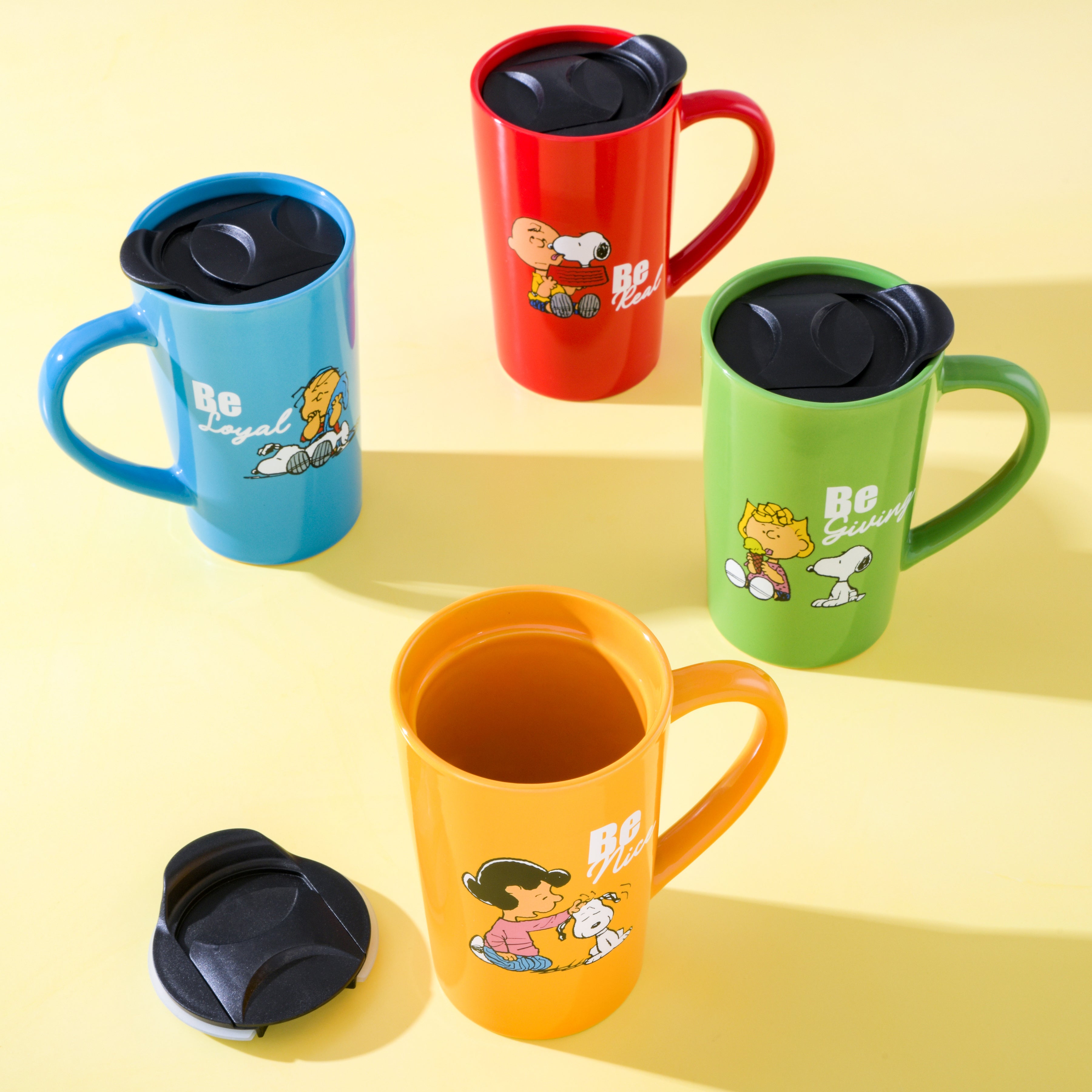 Cool Gear 3-Pack Eco 2 Go Coffee Mug with Protective Removable Band