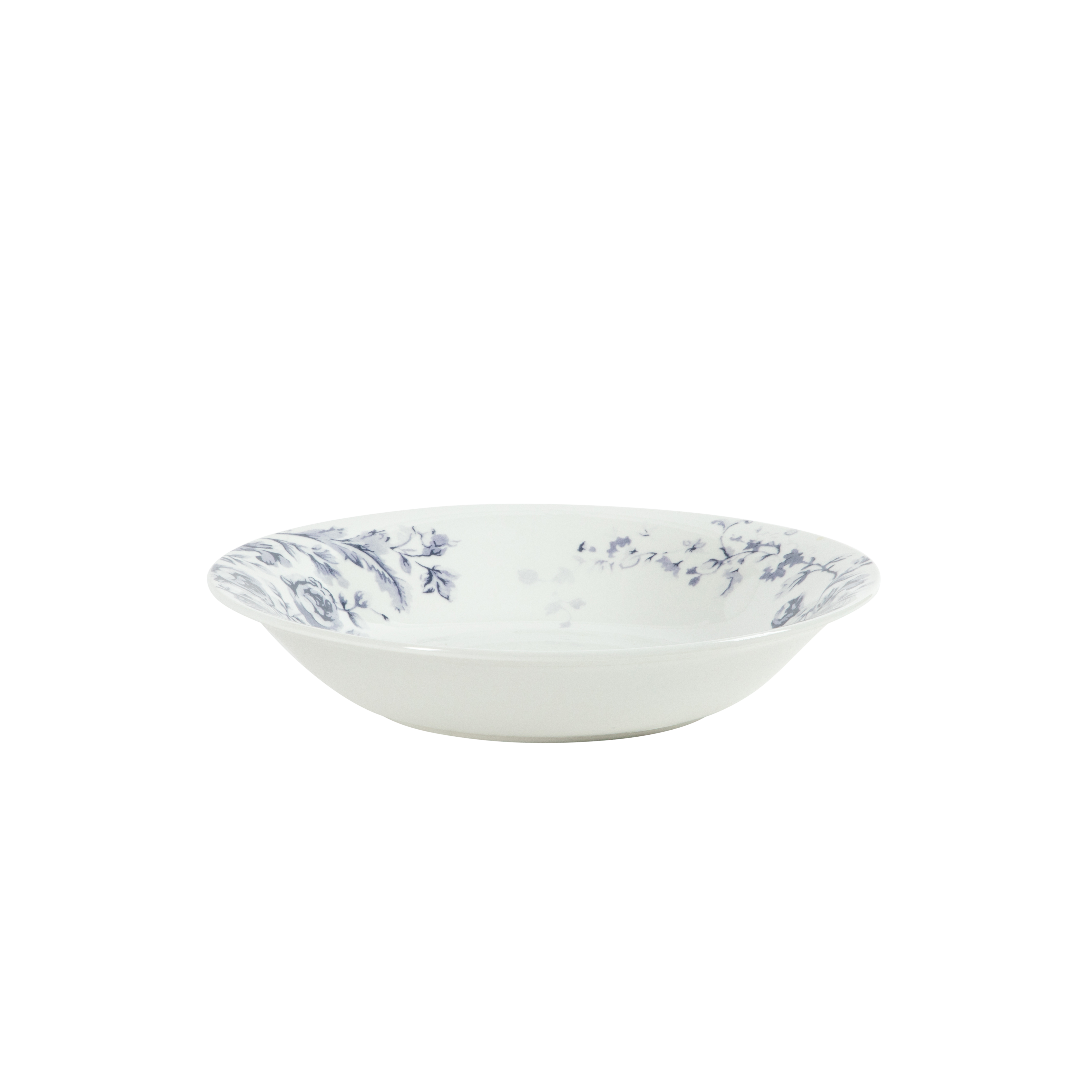 Martha Stewart Plates and Bowls Set, 16 Piece Dinnerware Set for 4, Blue/white