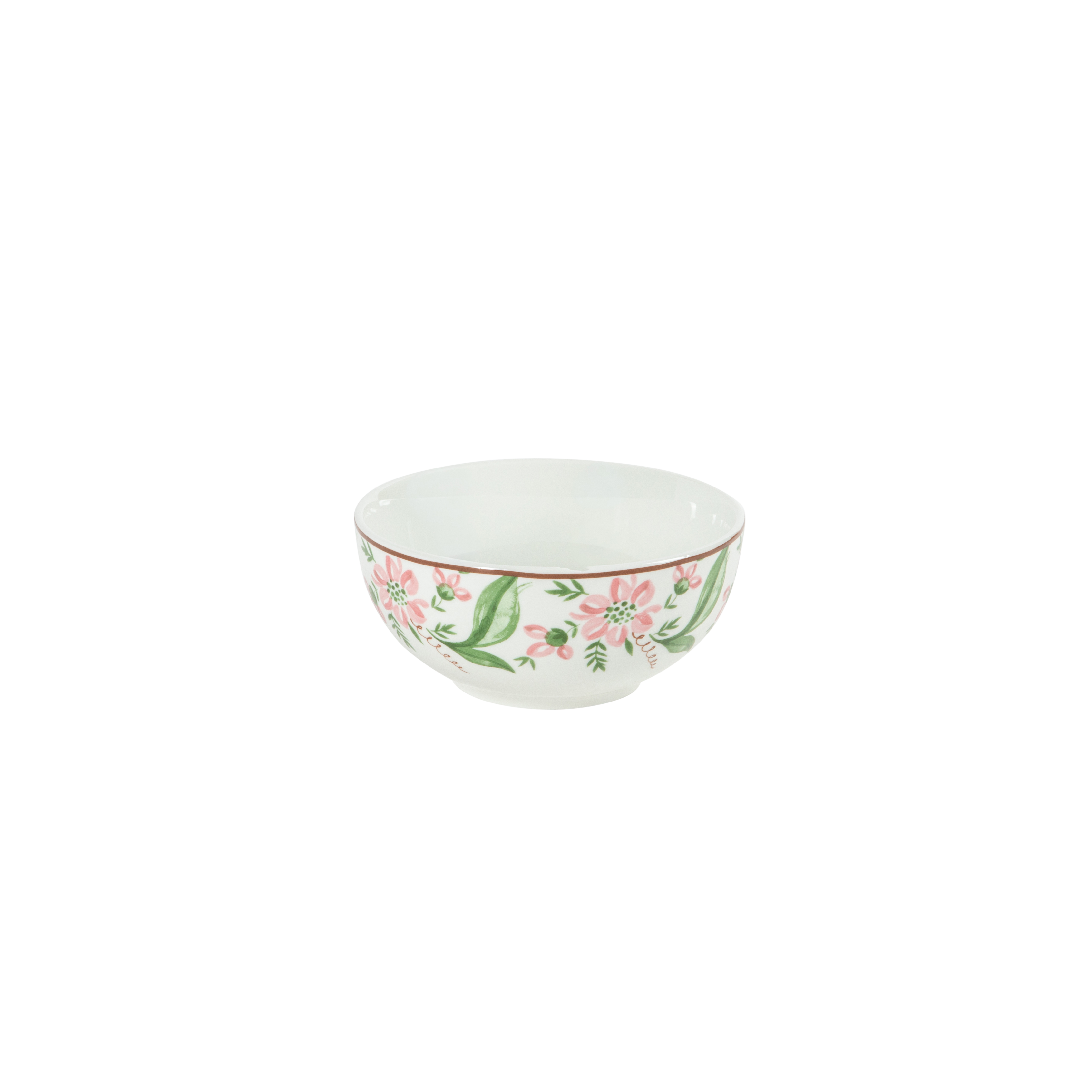 Martha Stewart Plates and Bowls Set, 16 Piece Dinnerware Set for 4, Pink/Green