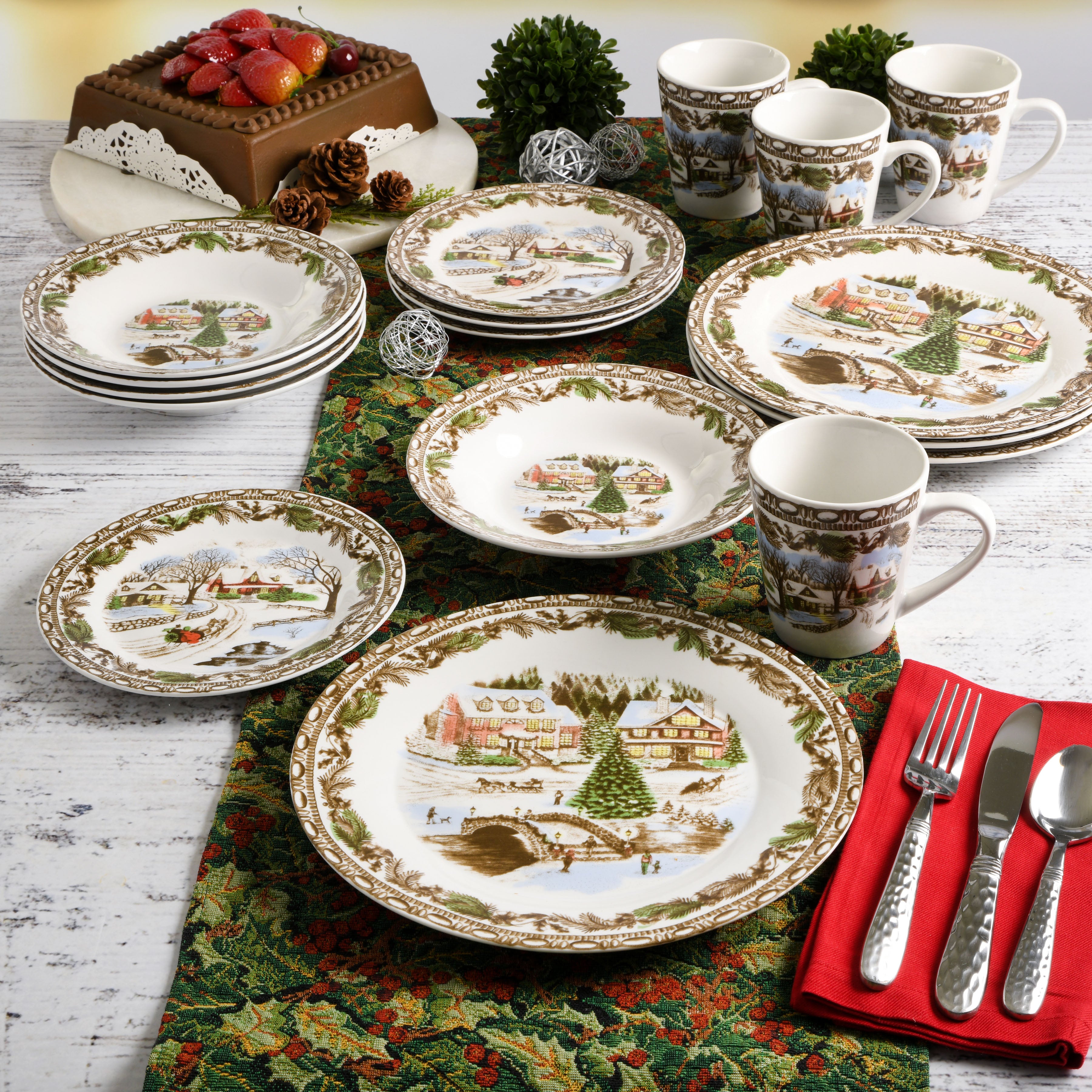 Gibson on sale christmas dishes