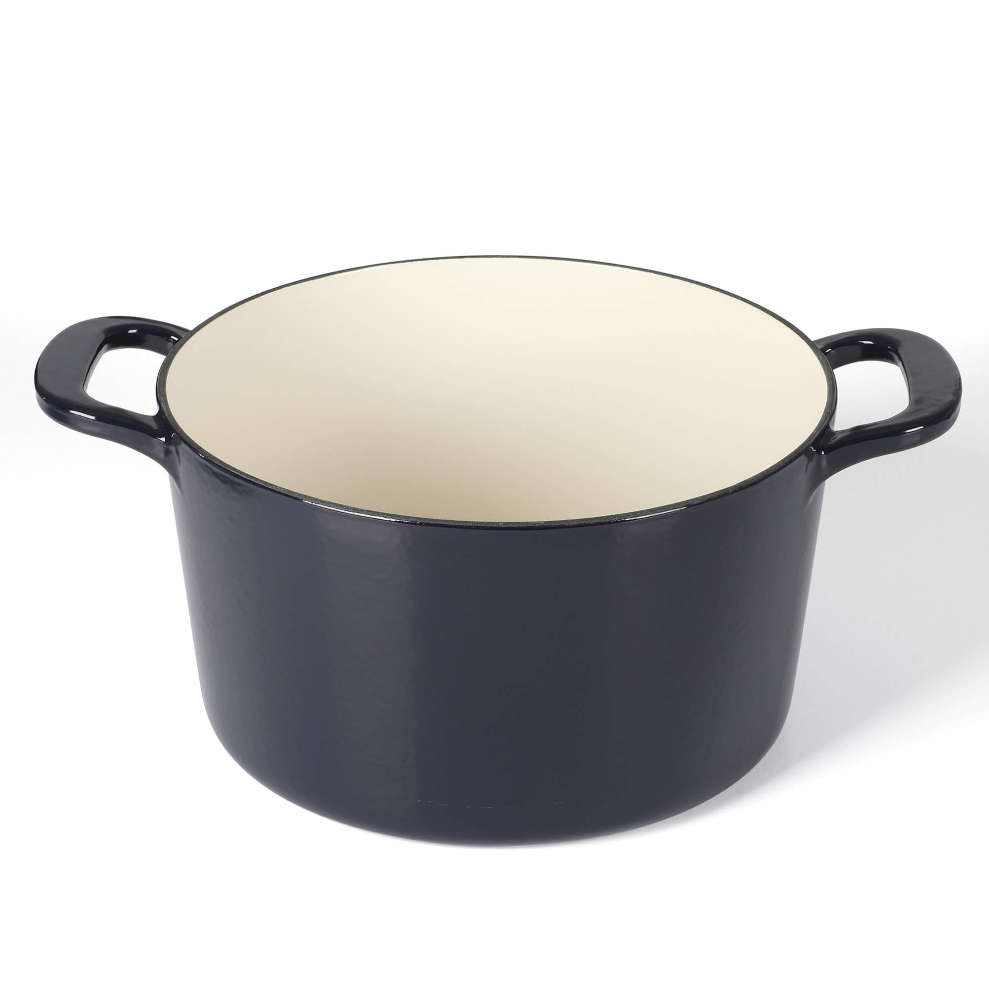 Martha Stewart Gatwick 4 Quart Enamel Cast Iron Dutch Oven - Navy Blue