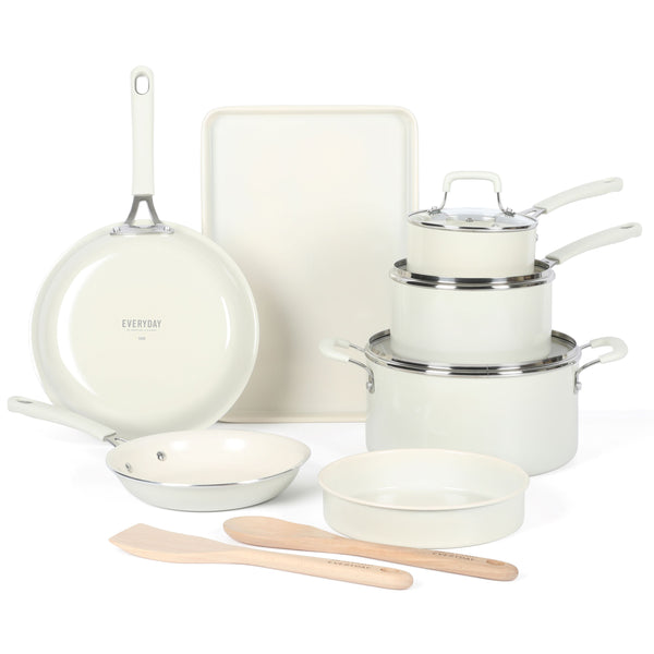 Beautiful 12pc Cookware Set, White … curated on LTK