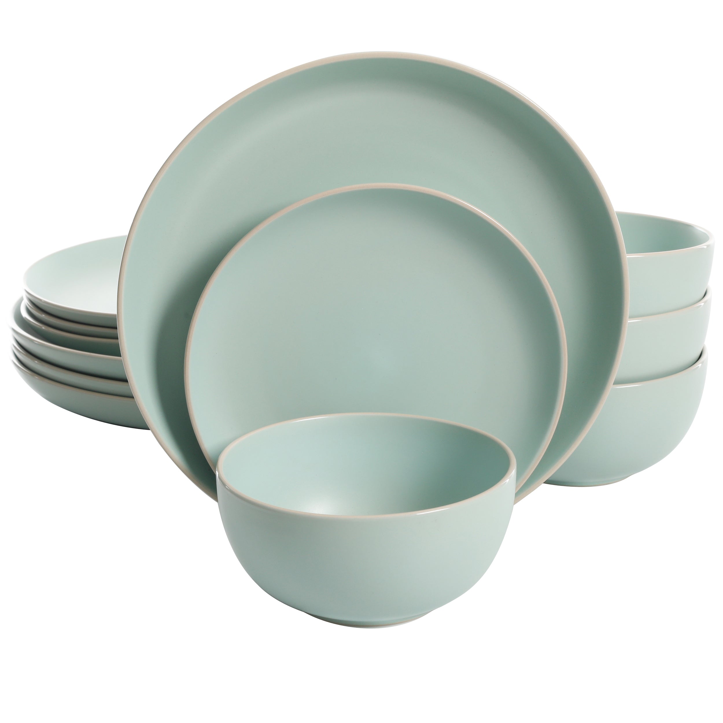 Gibson home rockaway 2025 12 piece dinnerware set