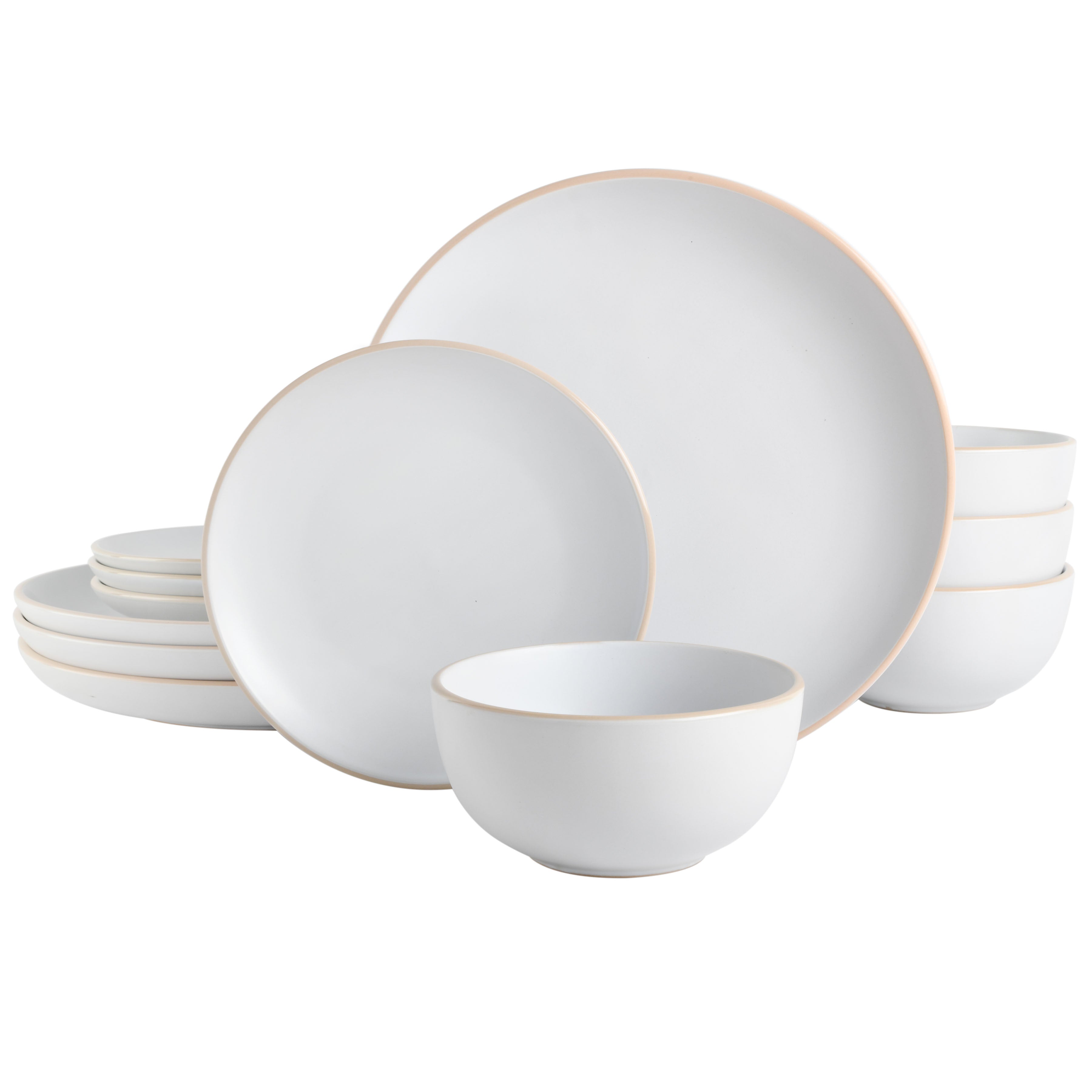 Gibson home rockaway shop 12 piece dinnerware set