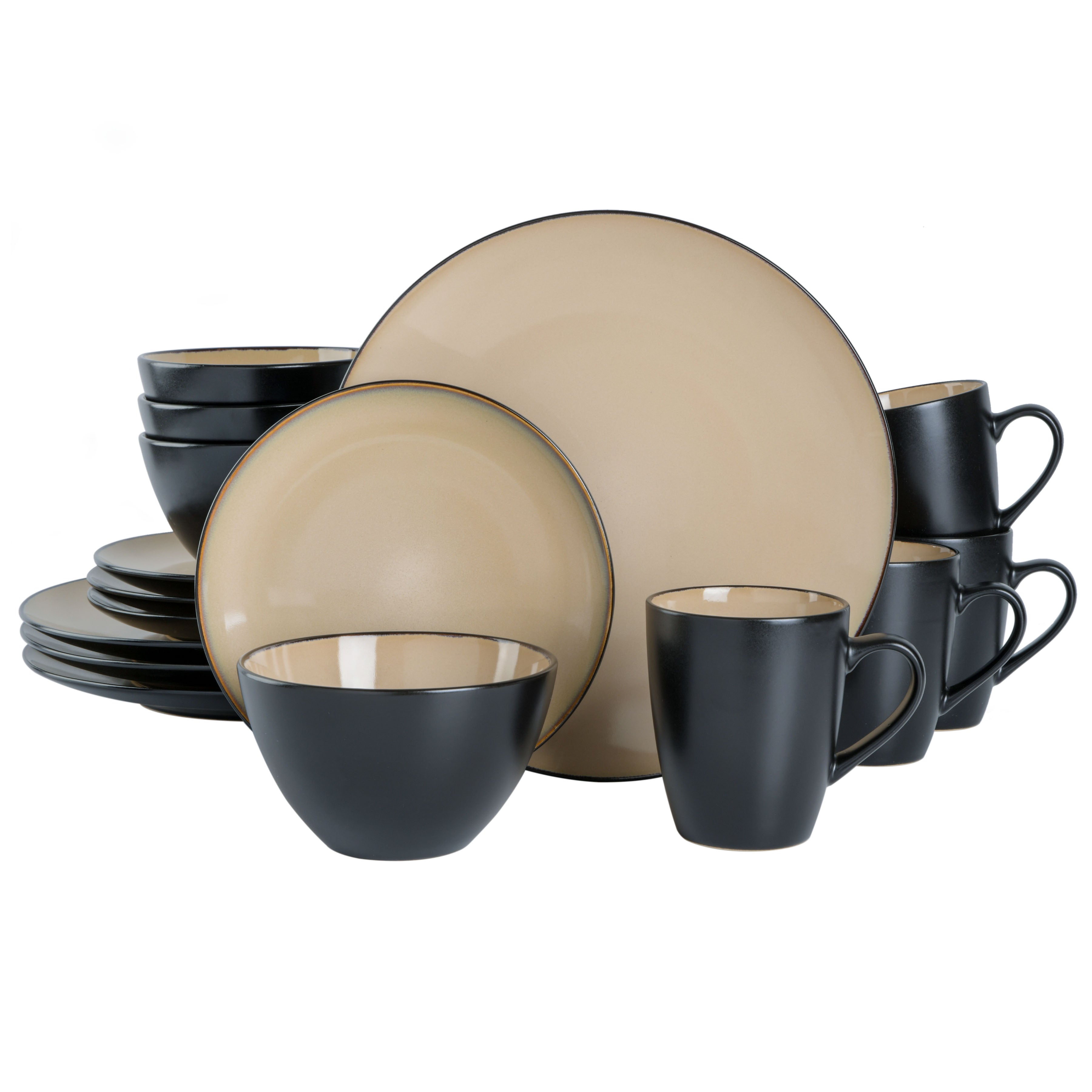 Gibson tocata lounge outlet 16pc dinnerware set