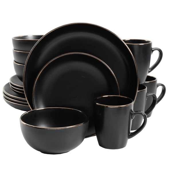 Gibson Home Rockaway 16-Piece Dinnerware Set