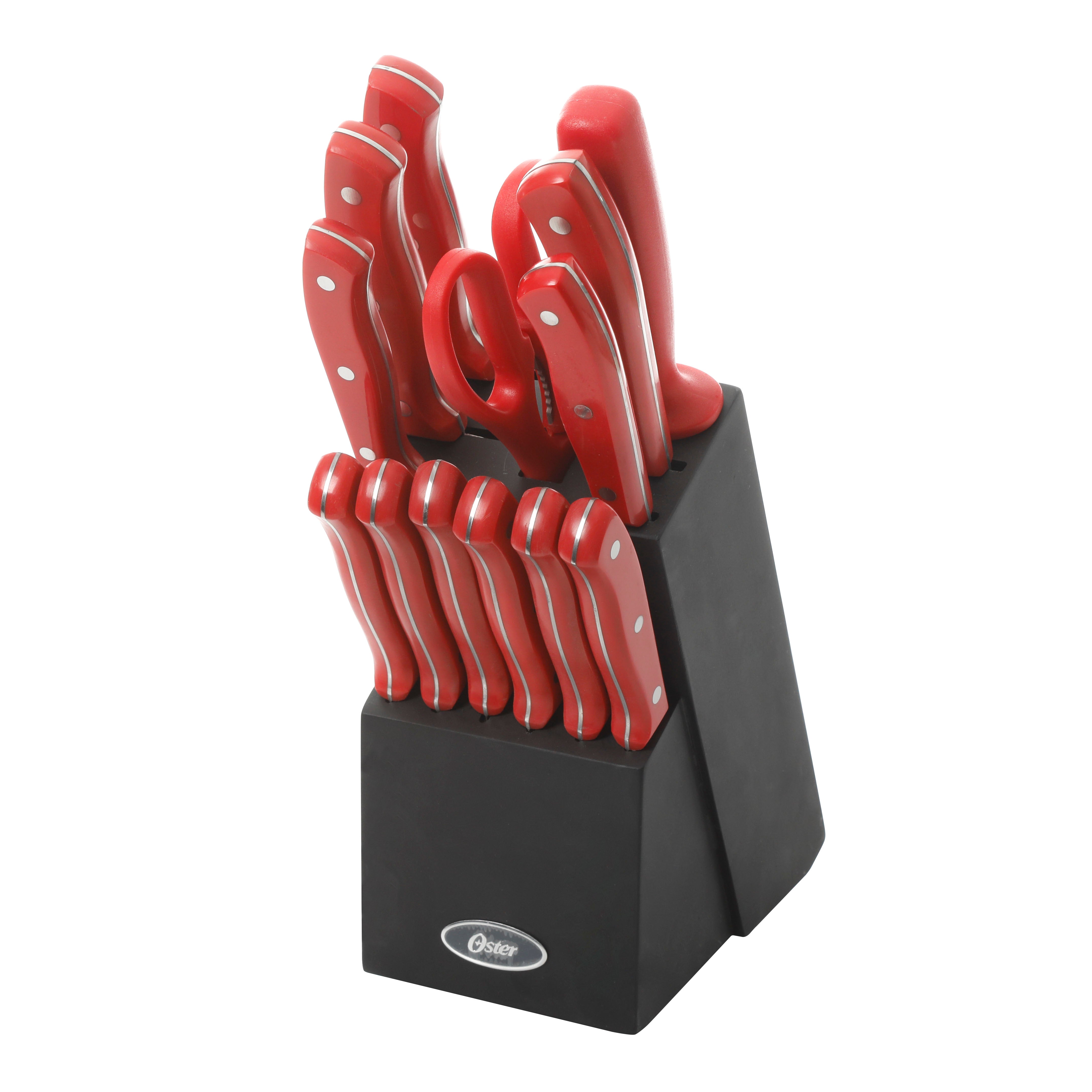 Oster 4 Piece Ceramic Cutlery Set Red - Shop Flatware at H-E-B
