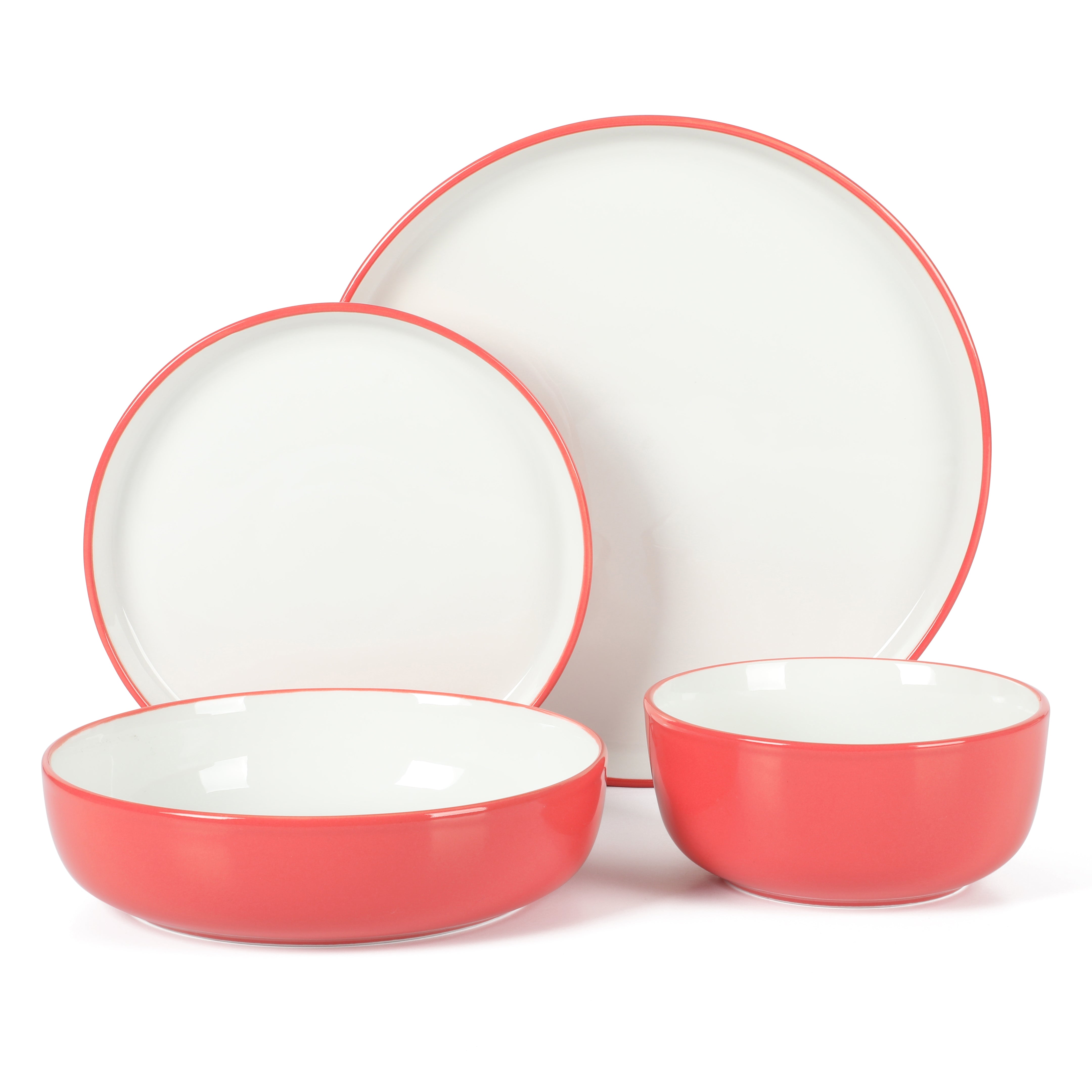 Two tone dinner clearance set