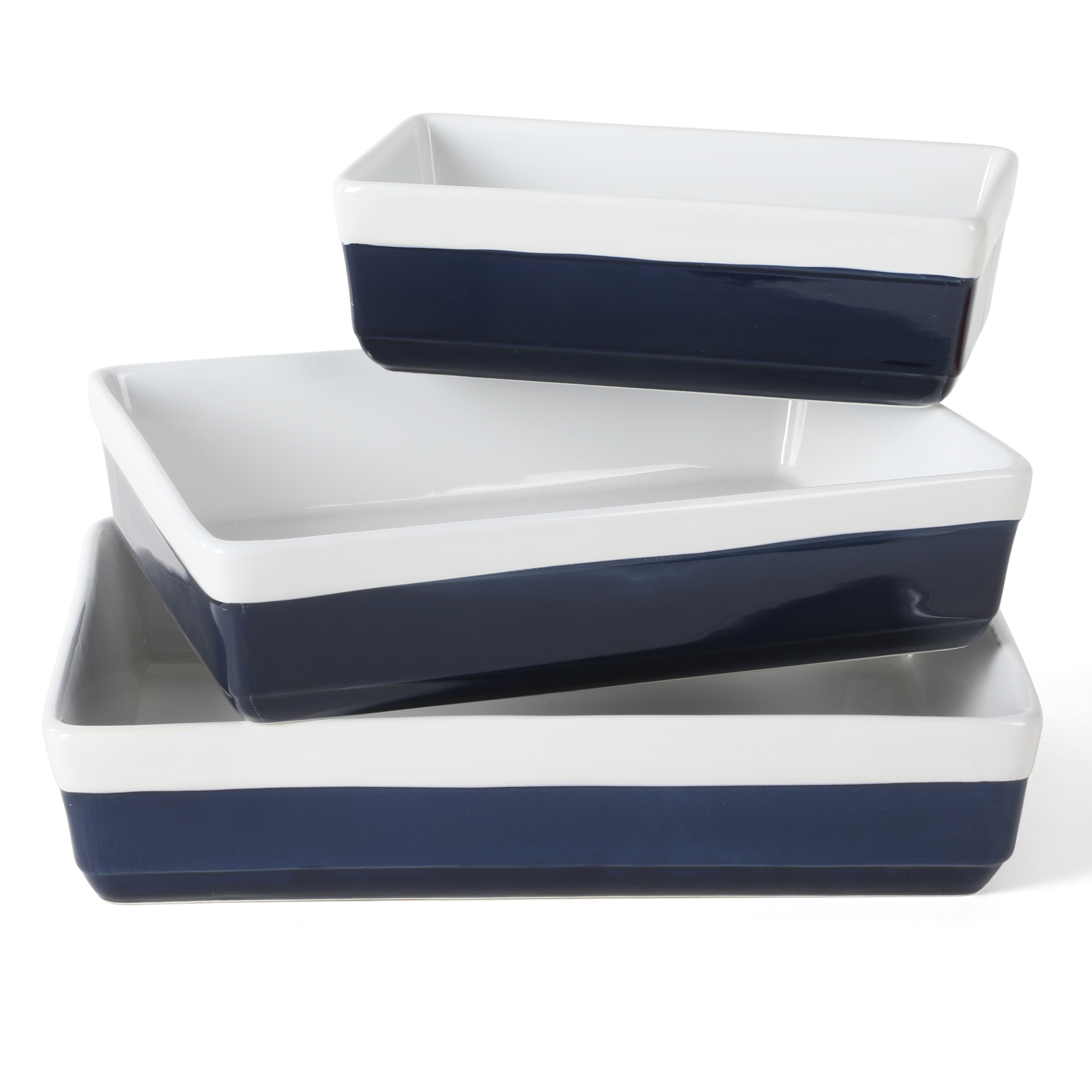 Martha Stewart 3-Piece Stoneware Baker Set - Thumbnail 5