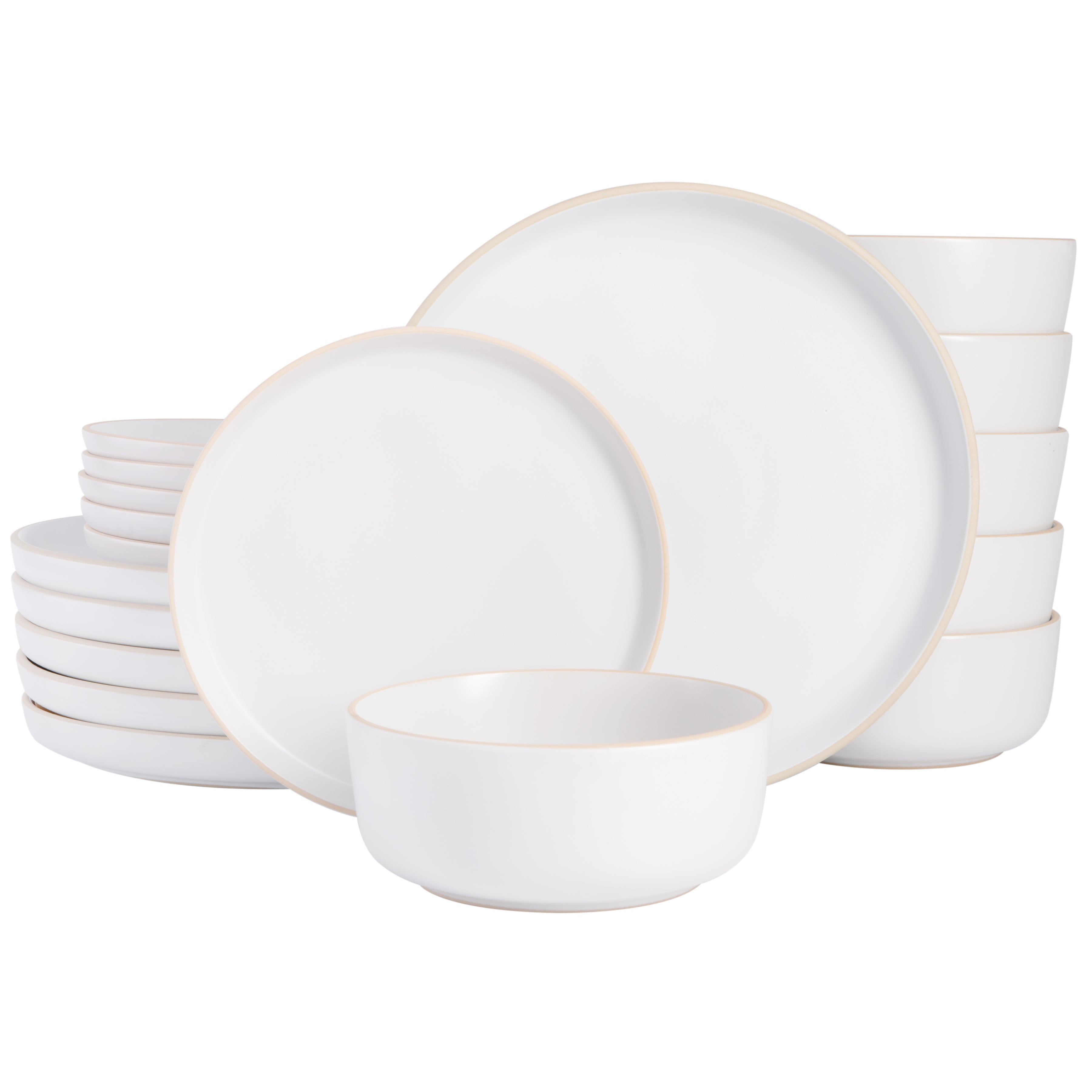 Gibson Home Zuma 18-Piece Stoneware Dinnerware Set