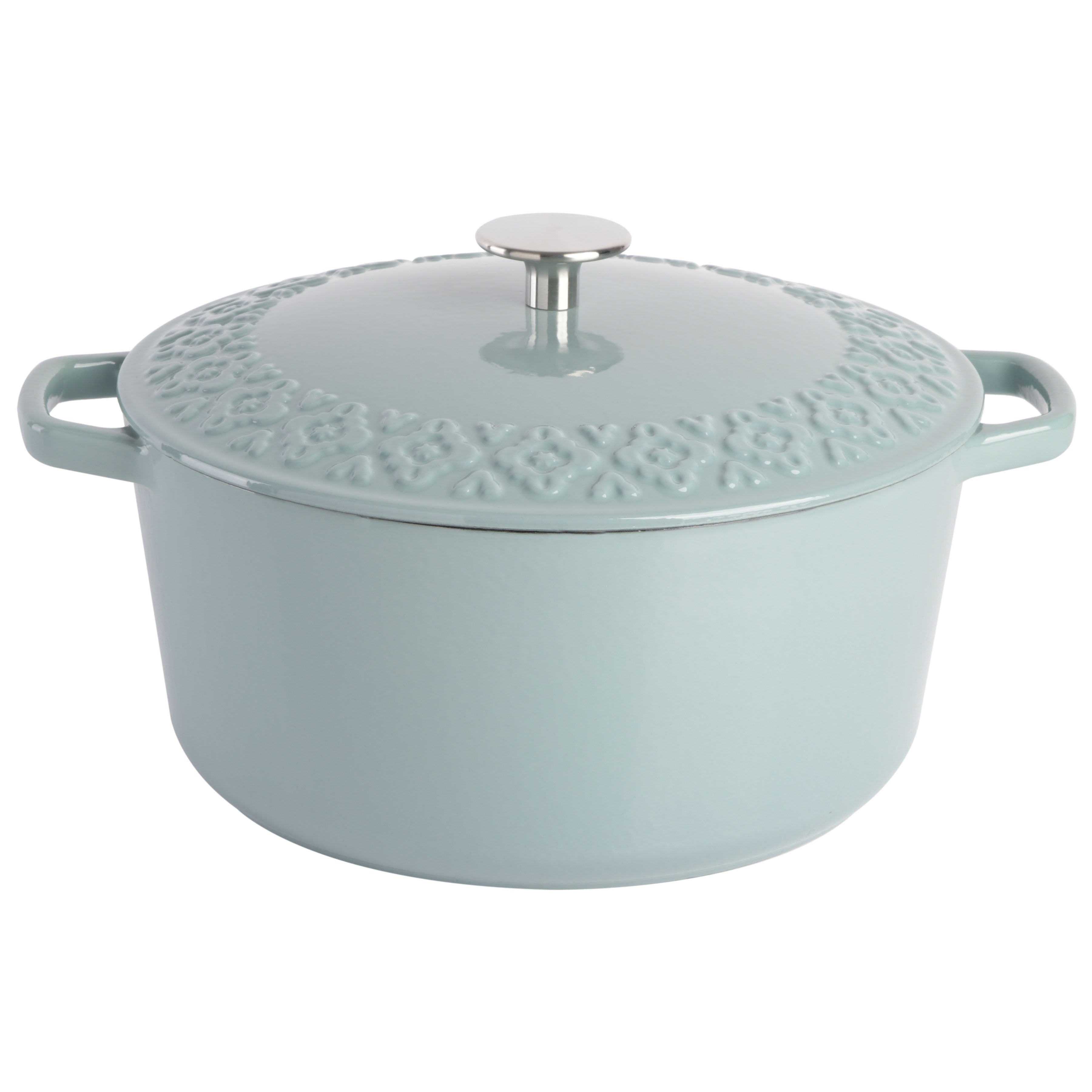Spice by Tia Mowry Savory Saffron Healthy Nonstick 5qt Dutch Oven with  Steamer Insert - Mint